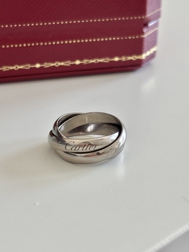 Rare auth cartier trinity 18k - rare,