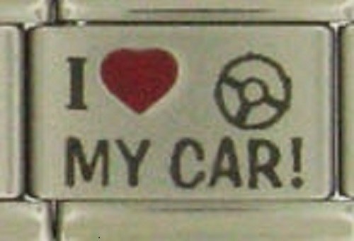 Red heart car - heart, )