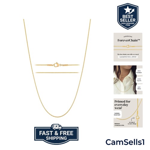 24k gold plated - gold, chain