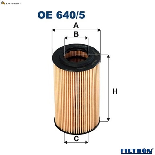 Oil filter 640 - oe, for