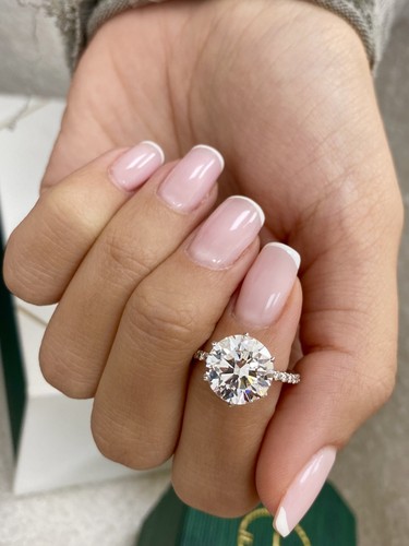 Diamond ring vs1 round - vs1, igi