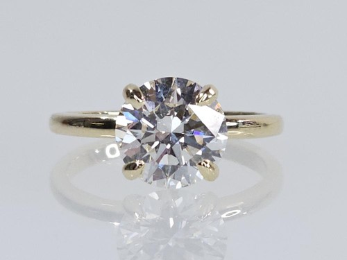 14k yellow gold vvs2 58 - 14k, ct